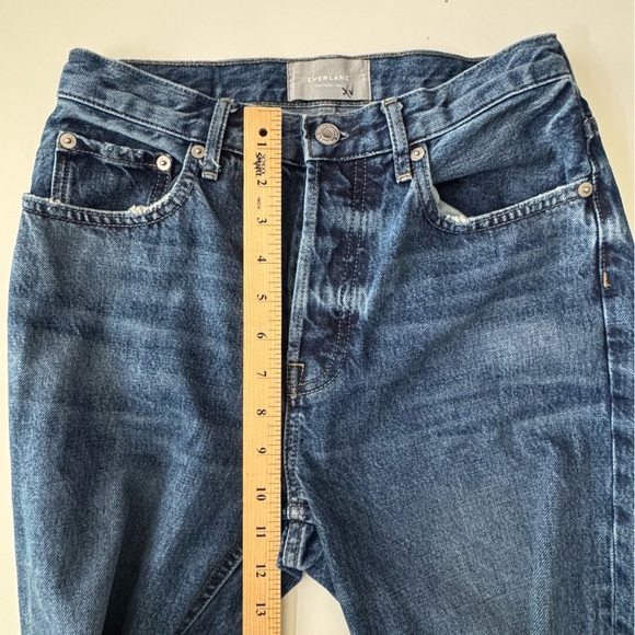 Everlane The Cheeky Jean Crop High Rise  💯% Cotton Women’s size 26 - Picture 13 of 14